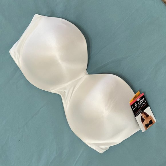 40DD Strapless Bra for Women - Lilyette Bali Push Up Bra with Convertible Straps - Picture 9 of 9